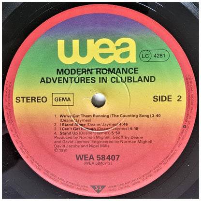 MODERN ROMANCE - ADVENTURES IN A CLUBLAND | VINILO USADO