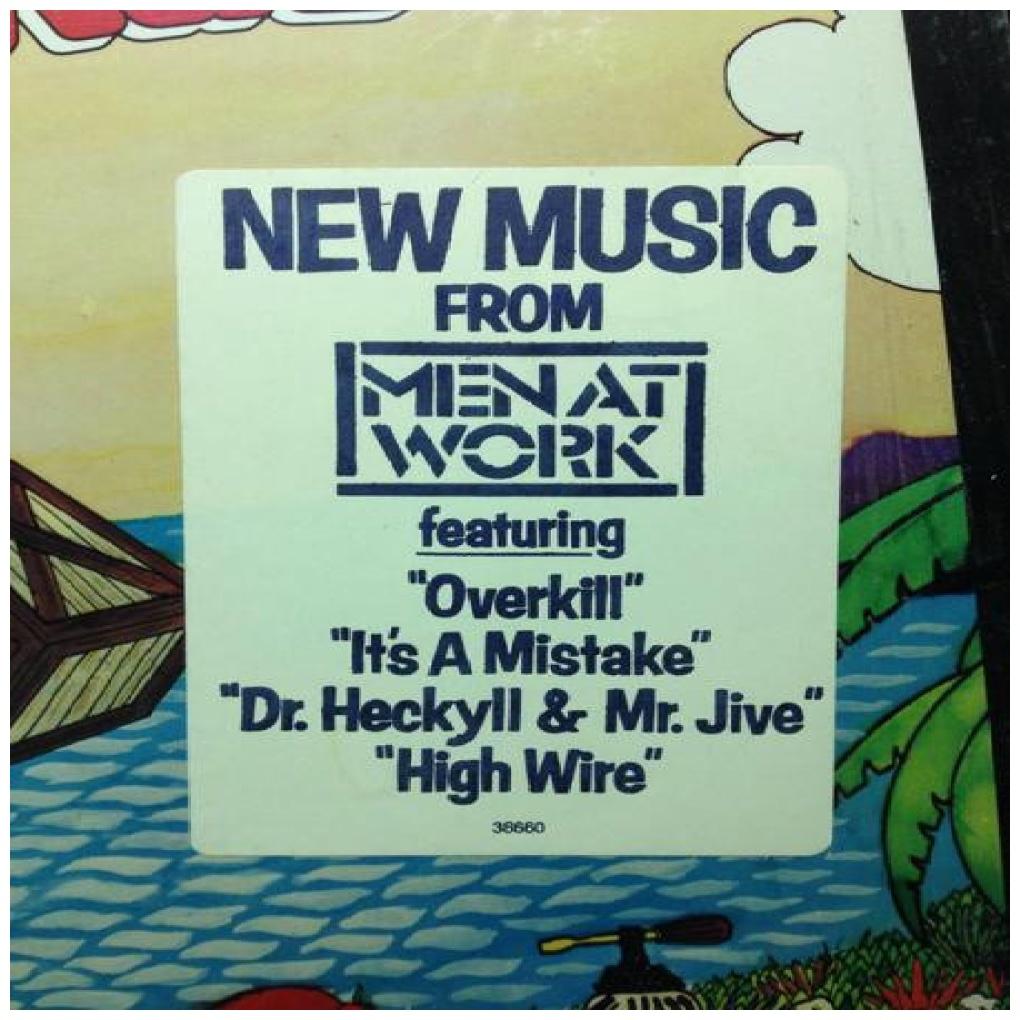 MEN AT WORK - CARGO | VINILO USADO