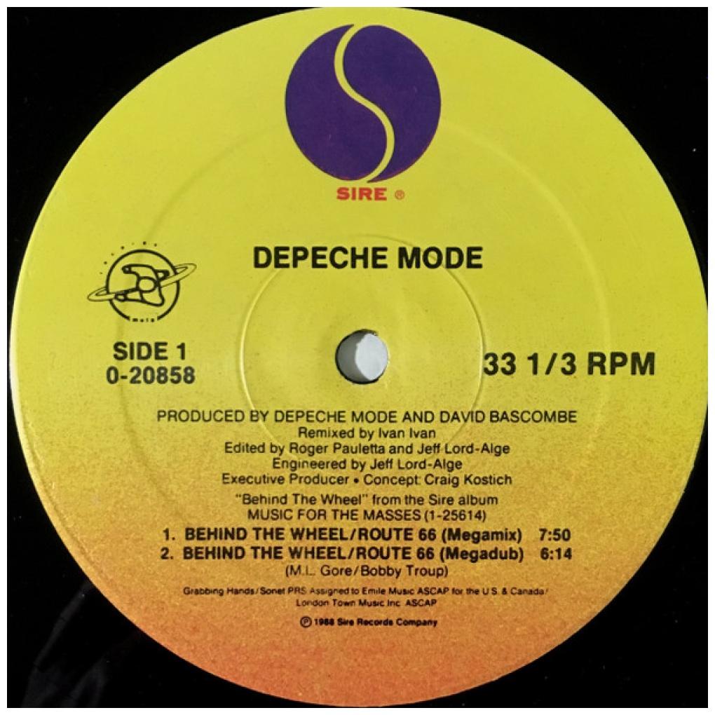 DEPECHE MODE - BEHIND THE WHEEL | 12'' MAXI SINGLE USADO