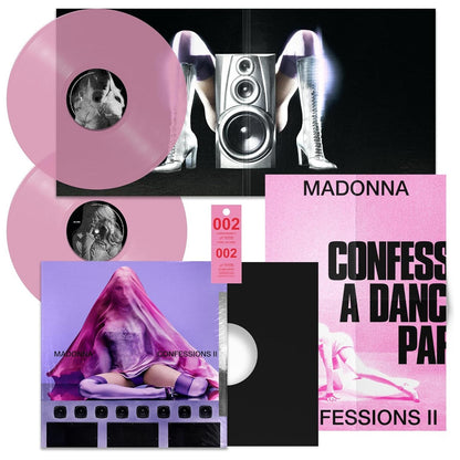 (PREVENTA) MADONNA - CONFESSION II (2LP) (Clear Pink Vinyl, Pink + Poster) | VINILO