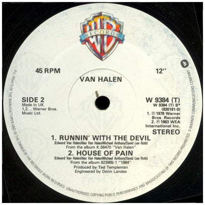 VAN HALEN - JUMP! | 12'' MAXI SINGLE USADO
