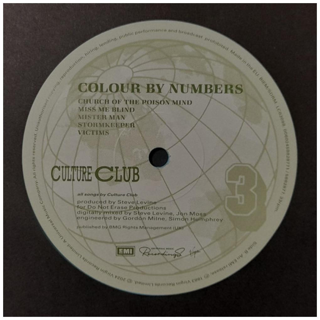 CULTURE CLUB - COLOUR BY NUMBERS (LIGHT BLUE VINYL) | VINILO