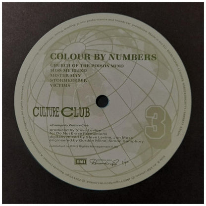 CULTURE CLUB - COLOUR BY NUMBERS (LIGHT BLUE VINYL) | VINILO
