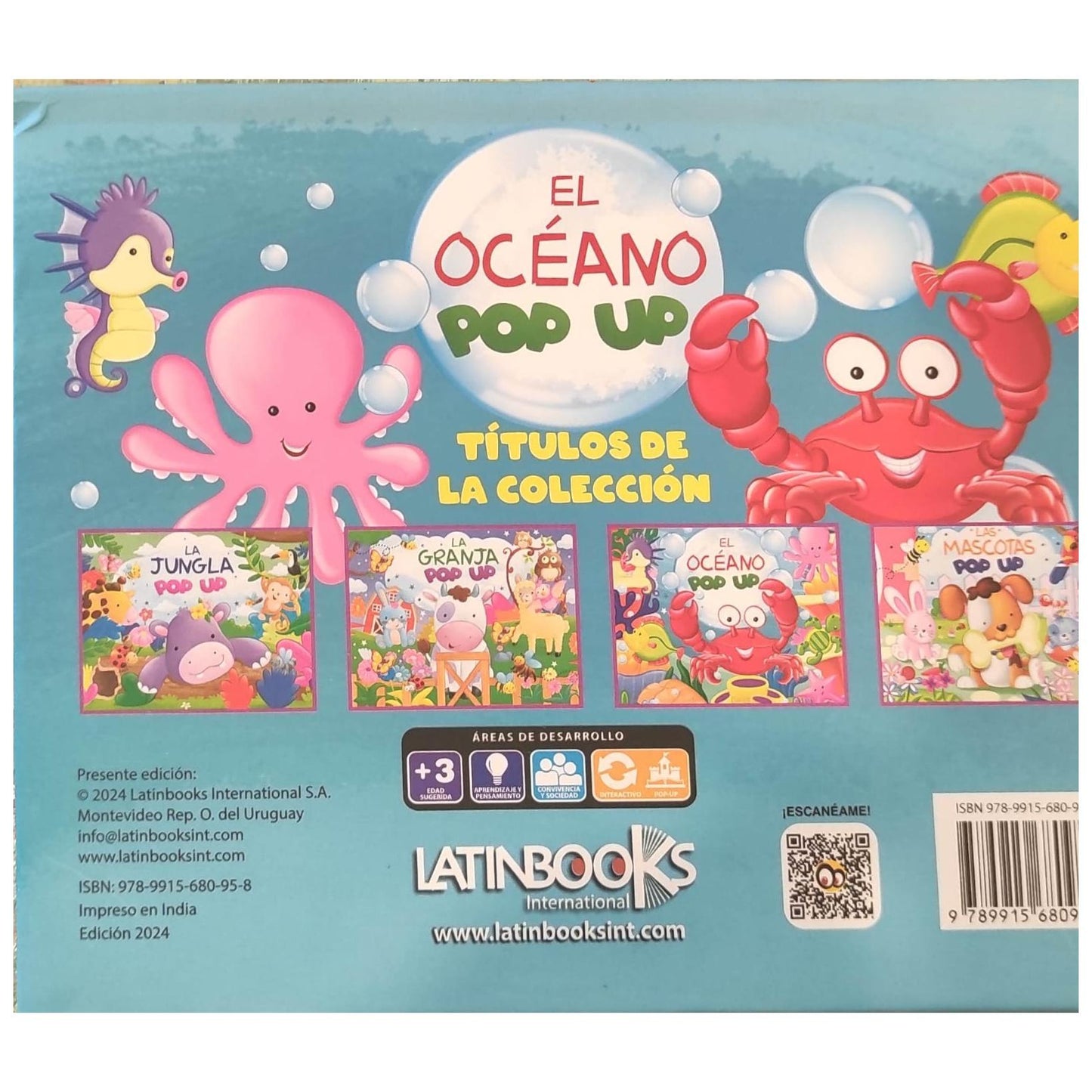 POP UP PEQUES - EL OCEANO (TAPA DURA) - EQUIPO EDITORIAL | LIBRO