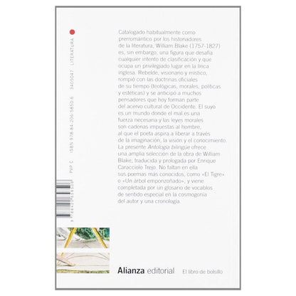 ANTOLOGÍA BILINGÜE (TAPA BLANDA) - WILLIAM BLAKE | LIBRO