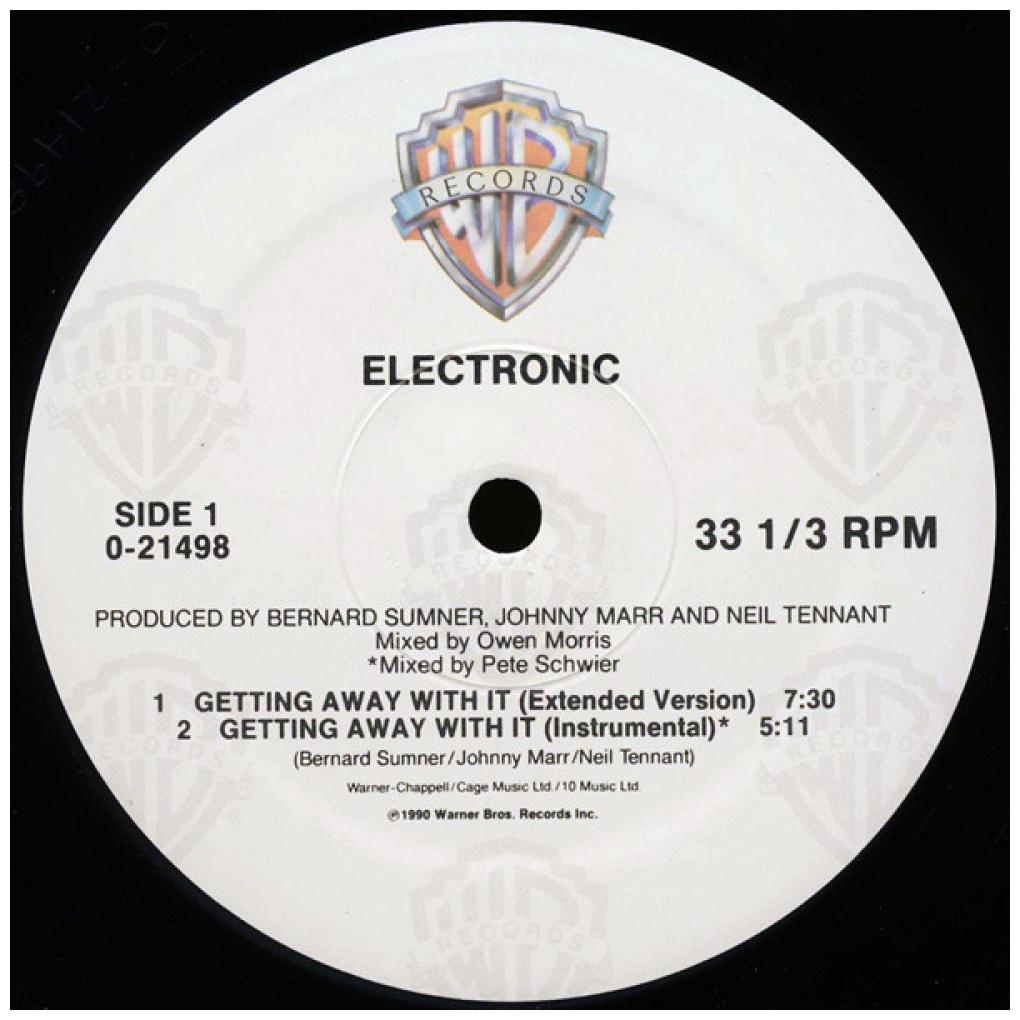 ELECTRONIC - GETTING AWAY WITH IT | 12'' MAXI SINGLE USADO