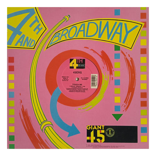 49ERS - TOUCH ME | 12" MAXI SINGLE USADO