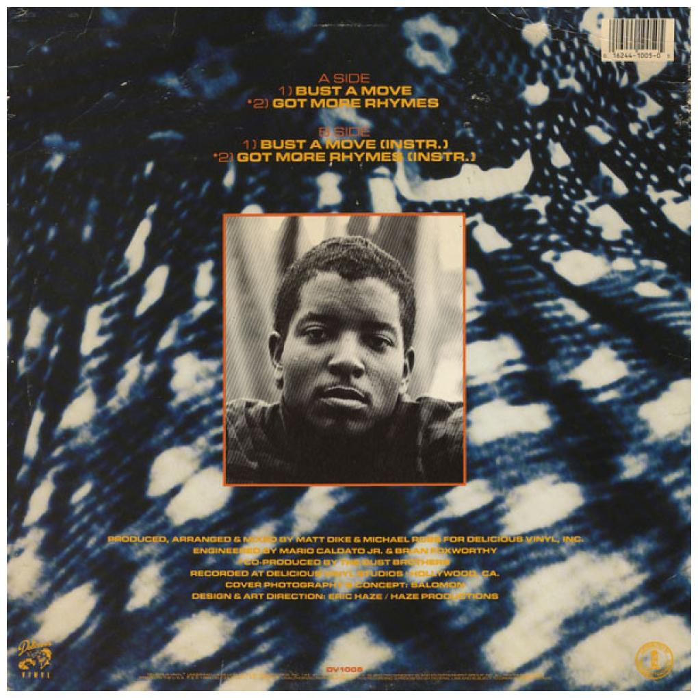 YOUNG MC - BUST A MOVE | 12" MAXI SINGLE VINILO USADO