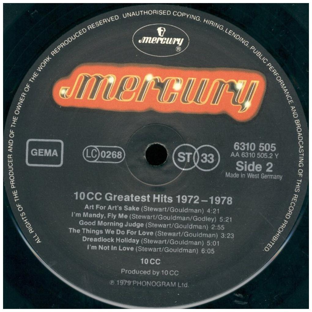 10CC - GREATEST HITS 1972-1978 | VINILO USADO