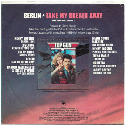 BERLIN - TAKE ME BREATH AWAY | 7" SINGLE USADO