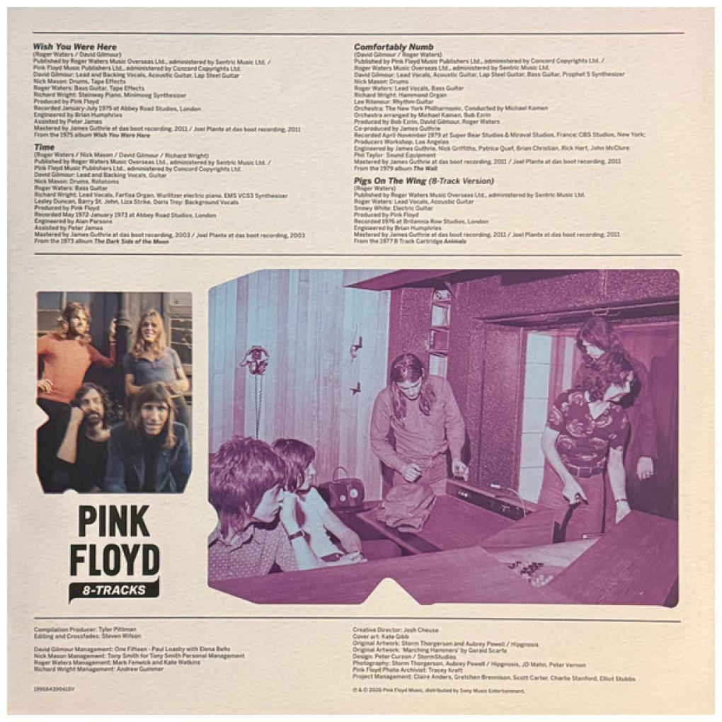 PINK FLOYD - 8-TRACKS (UK) (SEA BLUE VINYL) (2026) | VINILO