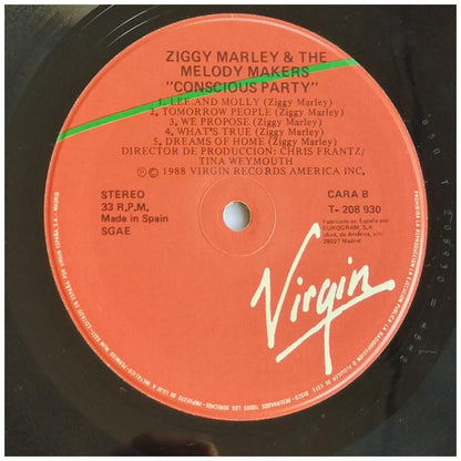 ZYGGY MARLEY AND THE MELOSY MAKERS - CONSCIOUS PARTY | VINILO USADO