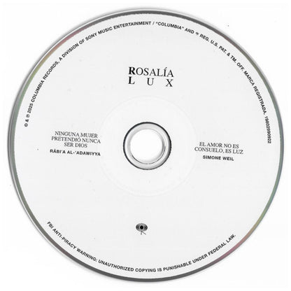 ROSALIA - LUX | CD