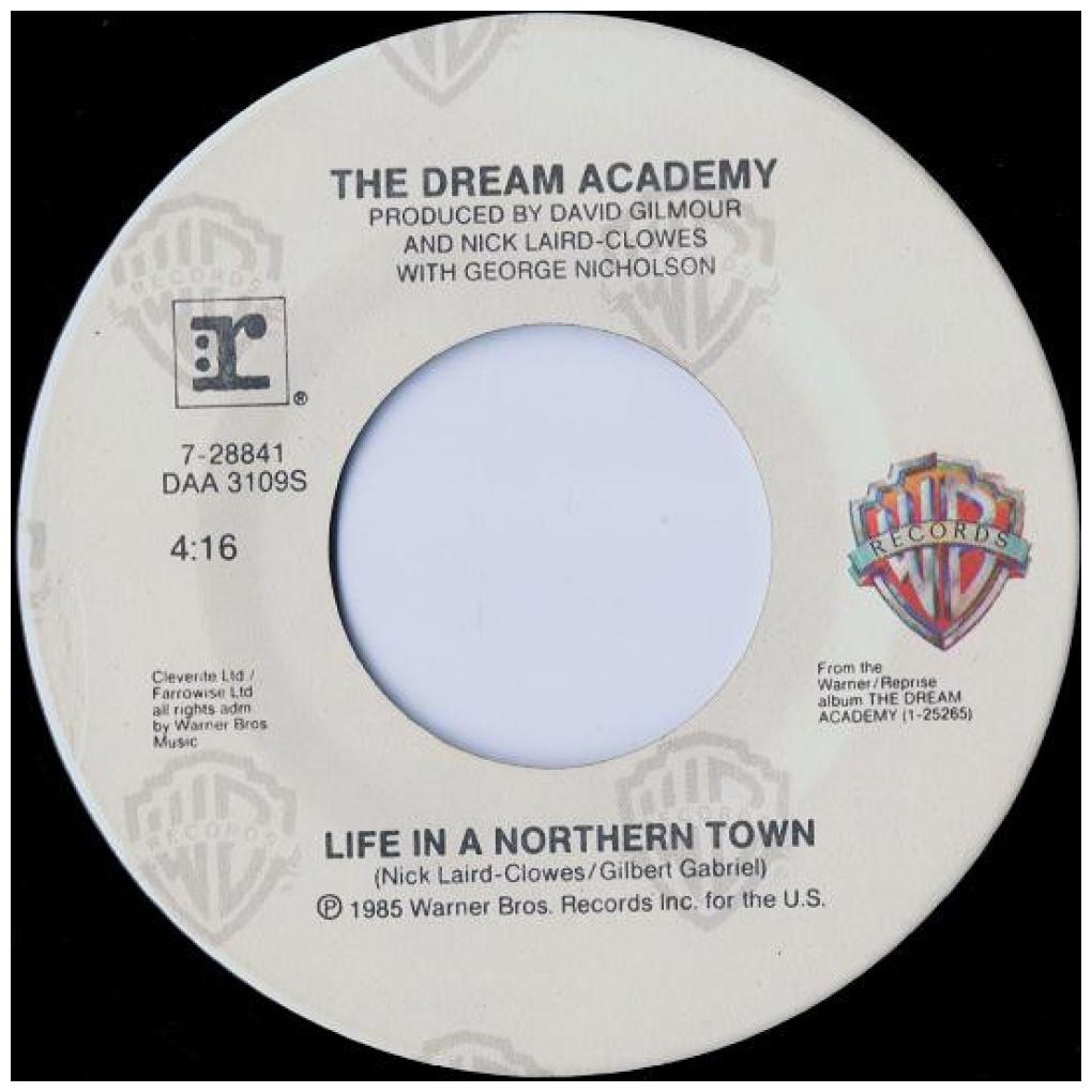DREAM ACADENY - LIVE IN A NORTHERN TOWN | 7" SINGLE USADO