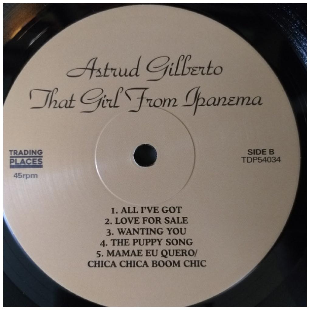ASTRUD GILBERTO - THAT GIRL FROM IPANEMA | VINILO