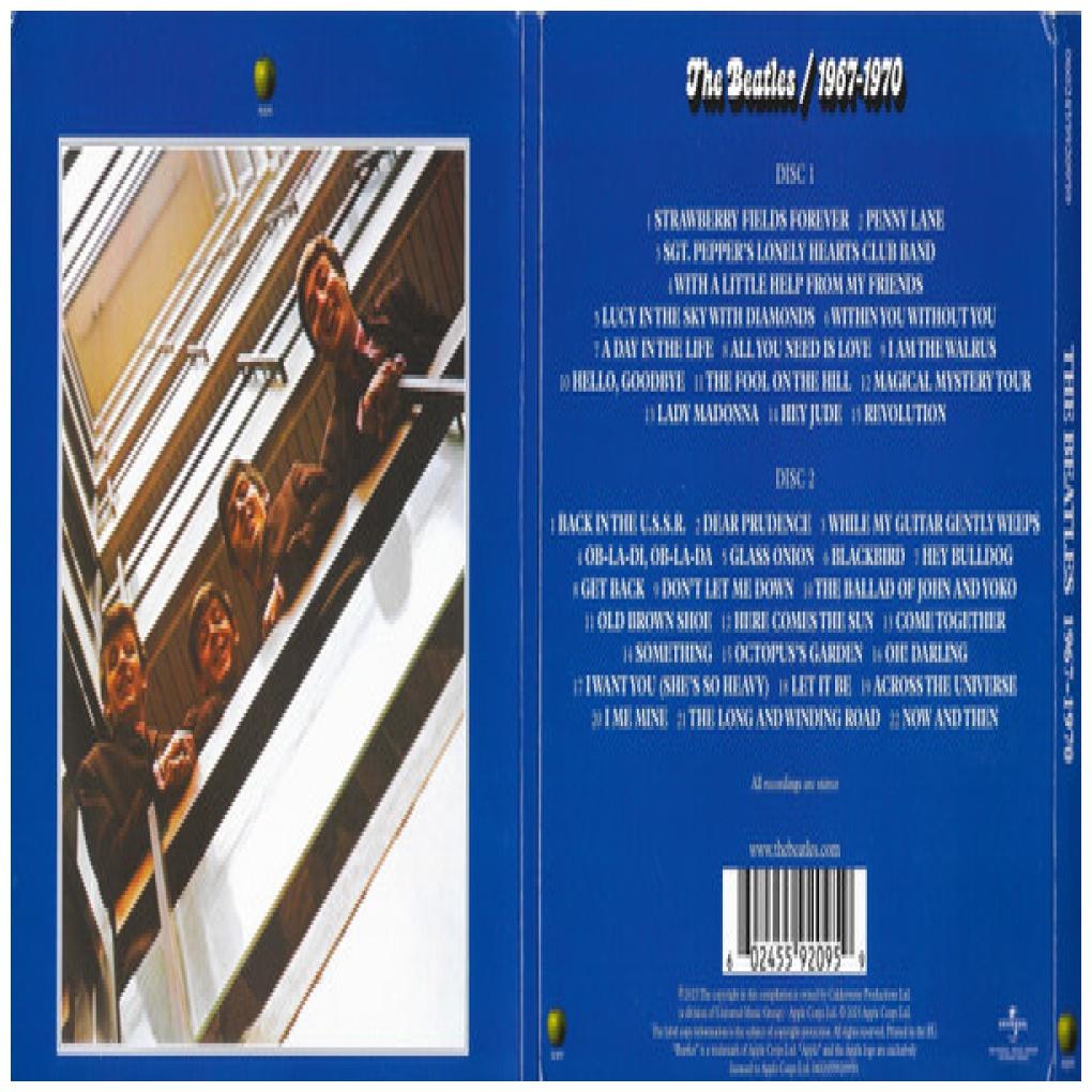 BEATLES  - 1967-1970: THE BLUE ALBUM (2CD) | CD