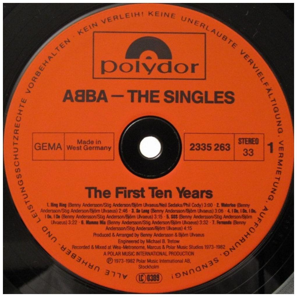 ABBA - THE SINGLES (2LP) | VINILO USADO