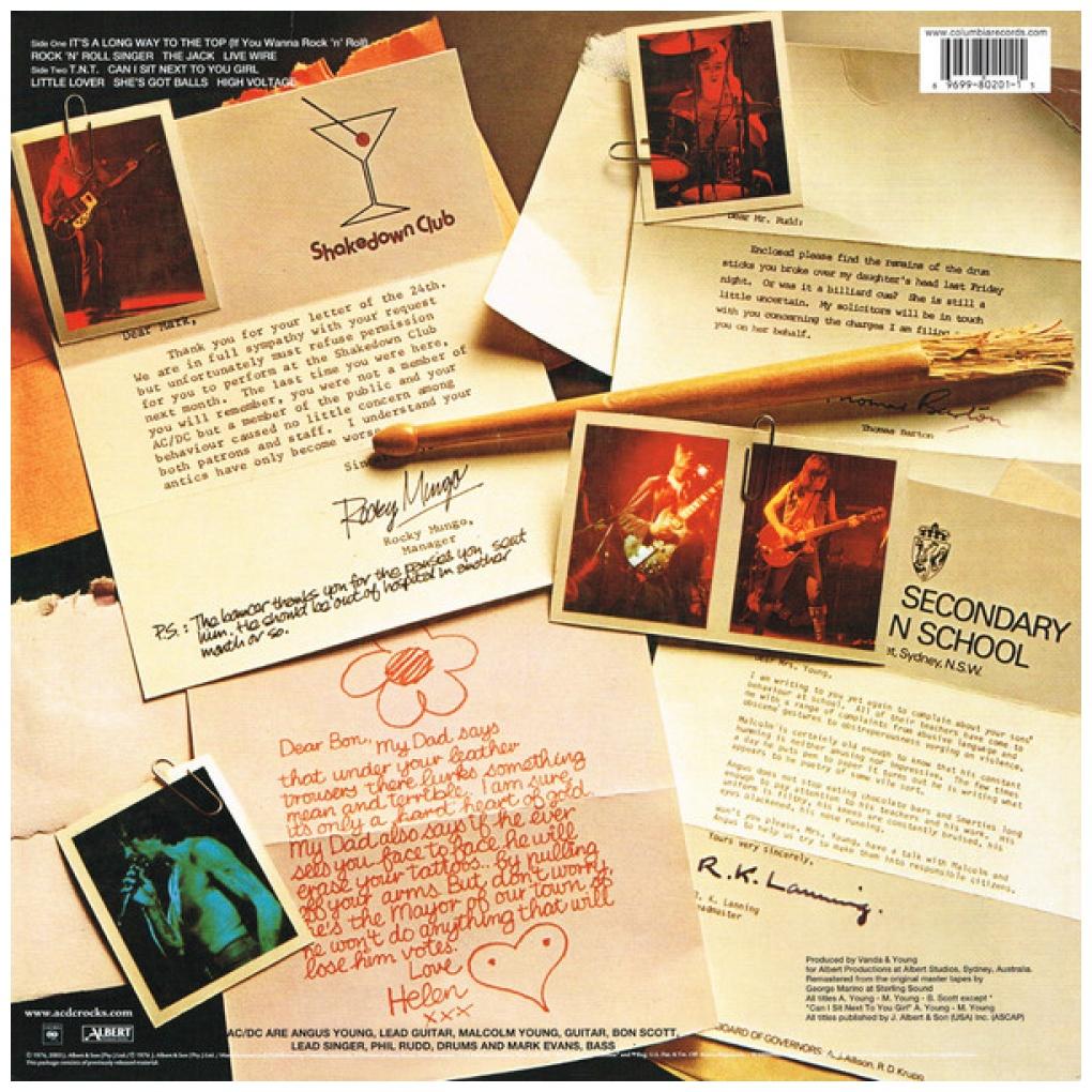 AC DC - HIGH VOLTAGE (180GRS) | VINILO