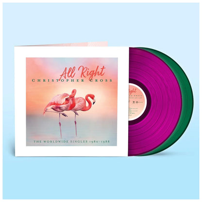 (PREVENTA) CHRISTOPHER CROSS - ALL RIGHT: THE WORLDWIDE SINGLES 1980-1988 (PINK/GREEN VINYL) | VINILO