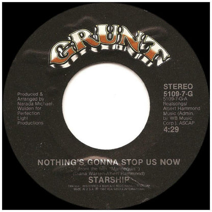 STARSHIP - NOTHING'S GONNA STOP NOW | 7" SINGLE USADO
