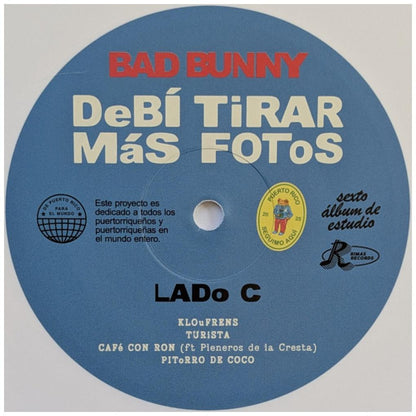 BAD BUNNY - DEBI TIRAR MAS FOTOS (2LP) (WHITE VINYL) | VINILO