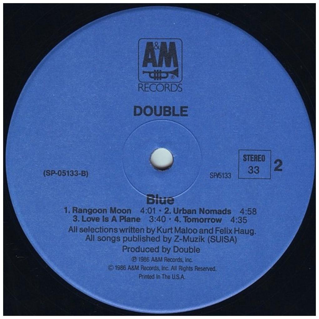 DOUBLE - BLUE | 7" SINGLE USADO
