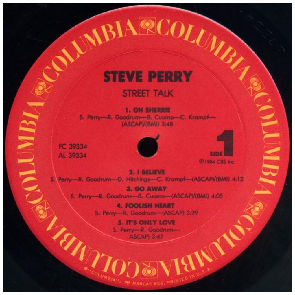 STEVE PERRY - STREET TALK | VINILO USADO