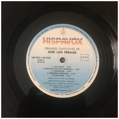 JOSE LUIS PERALES - GRANDES CANCIONES (2LP) | VINILO USADO