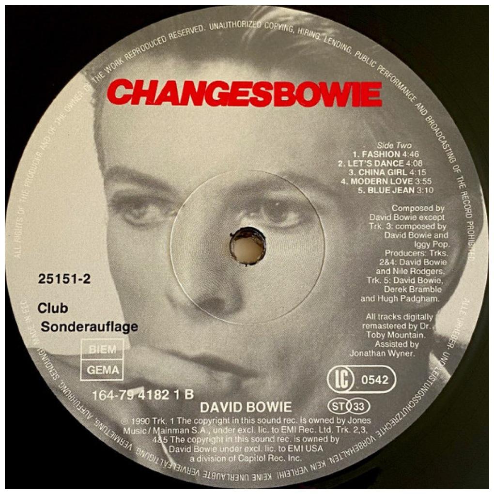 DAVID BOWIE - CHANGESBOWIE (2LP) | VINILO USADO