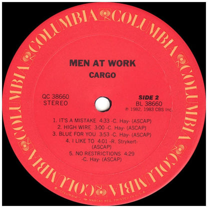 MEN AT WORK - CARGO | VINILO USADO