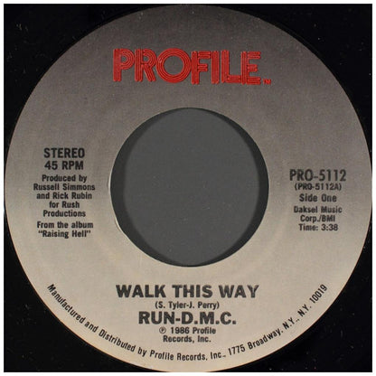 RUN DMC - WALK THIS WAY | 7" SINGLE USADO