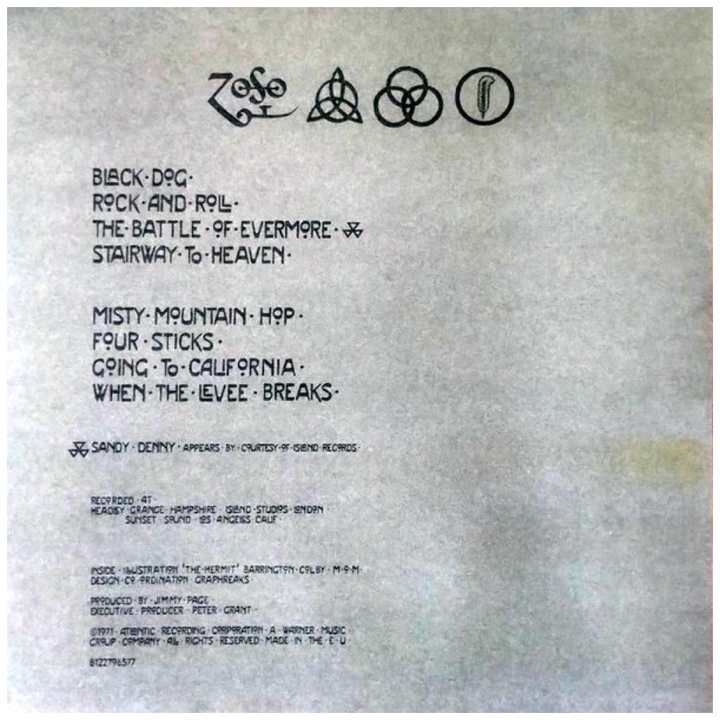 LED ZEPPELIN - LED ZEPPELIN IV | VINILO