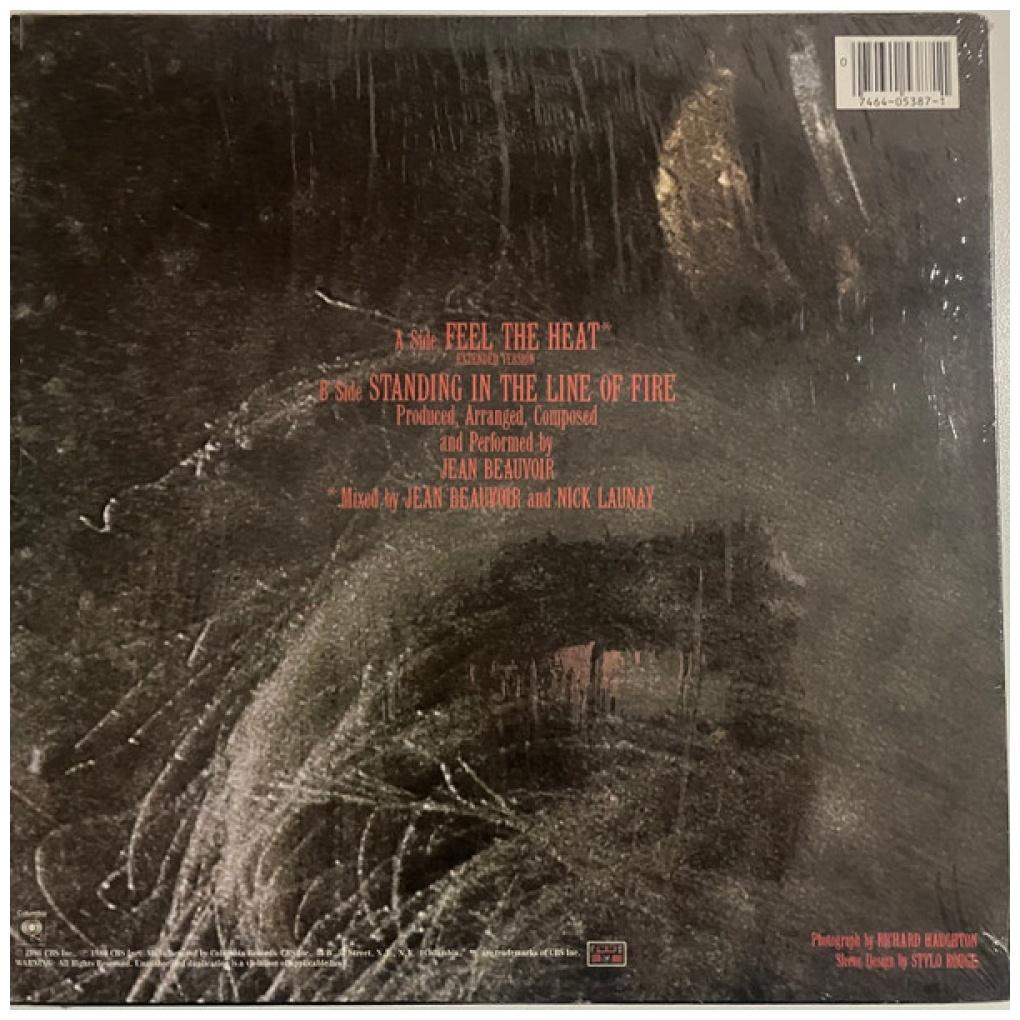 Jean Beauvoir - Feel The Heat | 12'' MAXI SINGLE USADO