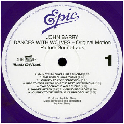 DANCE WITH THE WOLVES - SOUNDTRACK | VINILO