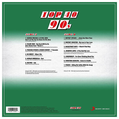 TOP 40 90 S - VARIOUS TOP 40 90 S (GREEN VINYL) | VINILO