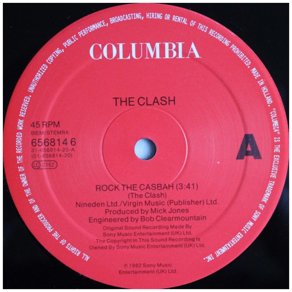 THE CLASH - ROCK THE CASBAH/MUSTAPHA DANCE/THE MAGNIFICENT DANCE | 12'' MAXI SINGLE USADO