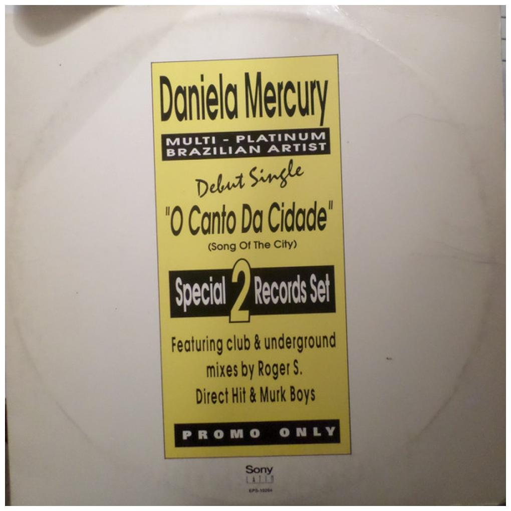 DANIELA MERCURY - O CANTO DA CIDADE (2LP) (VDE-NUEVO/SELLADO) (PROMO COPY) | 12'' MAXI SINGLE USADO