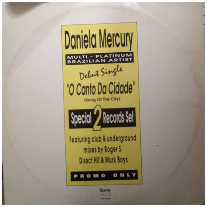 DANIELA MERCURY - O CANTO DA CIDADE (2LP) (VDE-NUEVO/SELLADO) (PROMO COPY) | 12'' MAXI SINGLE USADO