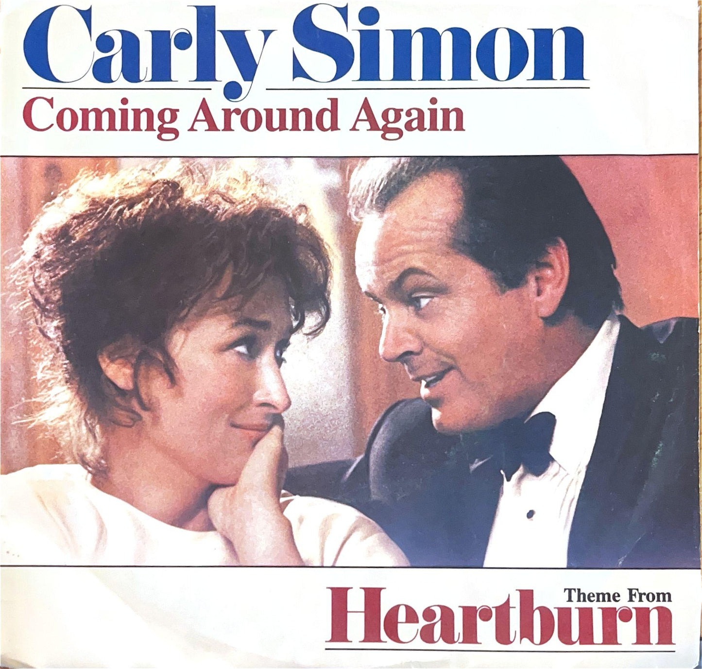 CARLY SIMON - COMING AROUND AGAIN/ITBY BITSY SPIDER | 7" SINGLE USADO