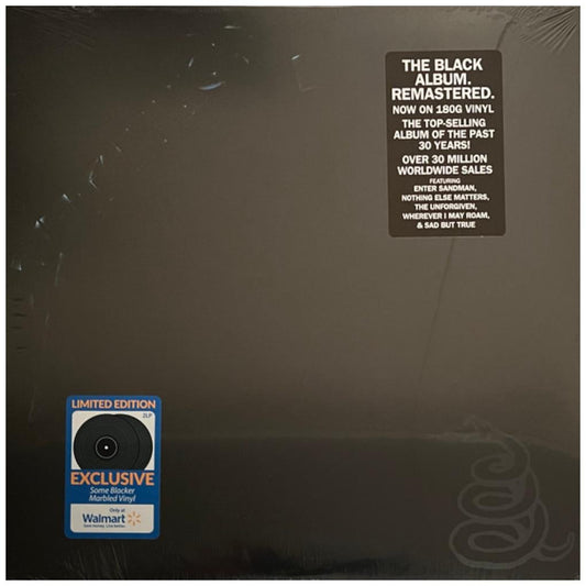 METALLICA - METALLICA: THE BLACK ALBUM (2LP) (EXCLUSIVE BLACKER/MARBLED VINYL) | VINILO