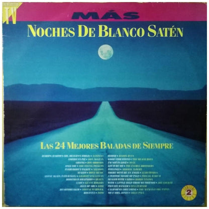 MAS NOCHES DE BLANCO SATÉN - LAS 24 MEJORES BALADAS DE SIEMPRE - VARIOS ARTISTAS (2LP) | VINILO USADO