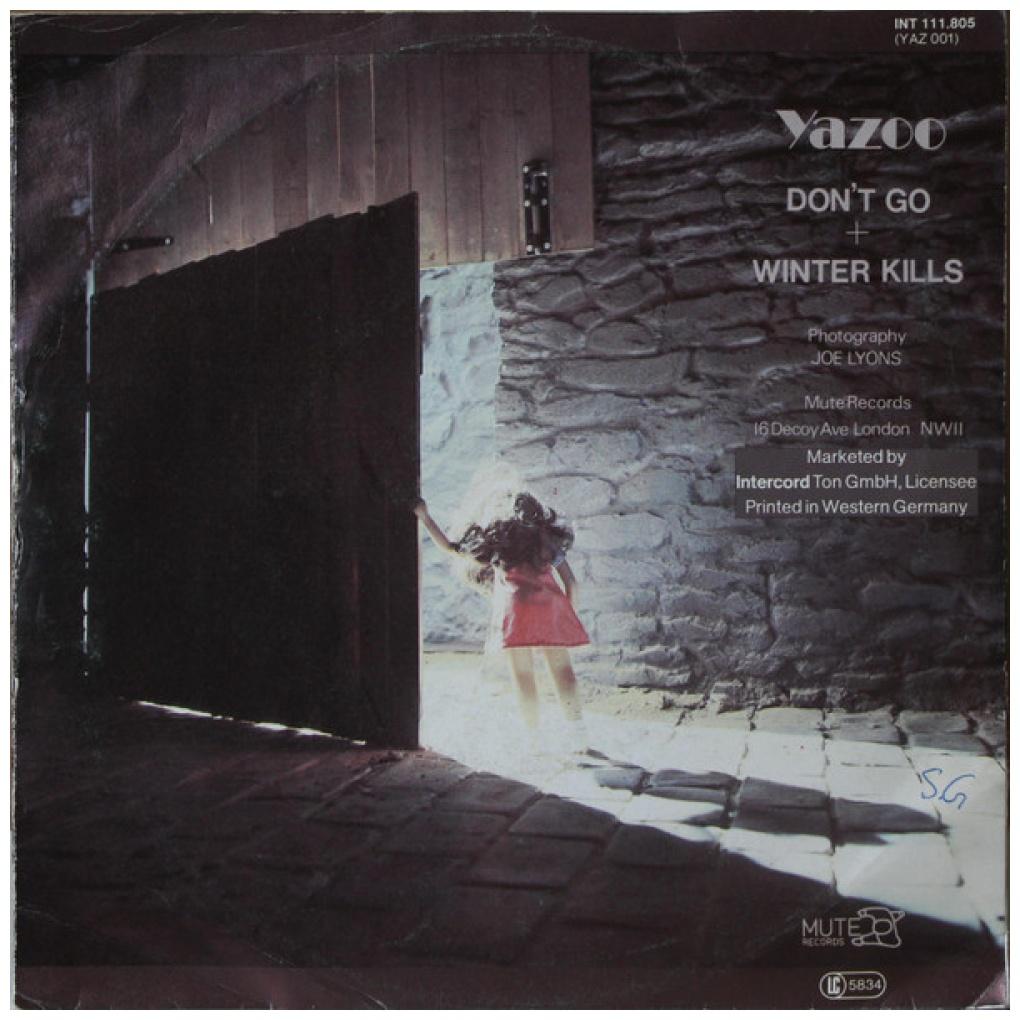 YAZOO - DON'T GO | 7" SINGLE USADO