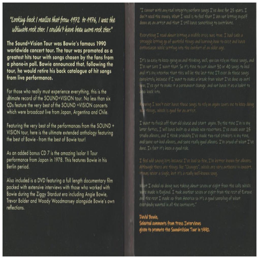 DAVID BOWIE - WE COULD BE HEROES (7CD+DVD) | CD