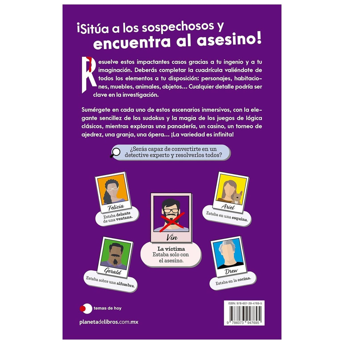 MURDOKU: 80 ACERTIJOS DE LÓGICA Y ASESINATOS (TAPA RÚSTICA) - MANUEL GARAND | LIBRO