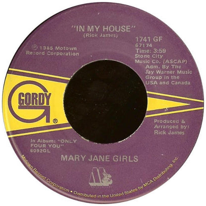 MARY JANE GIRLS - IN MY HOUSE | 7" SINGLE USADO