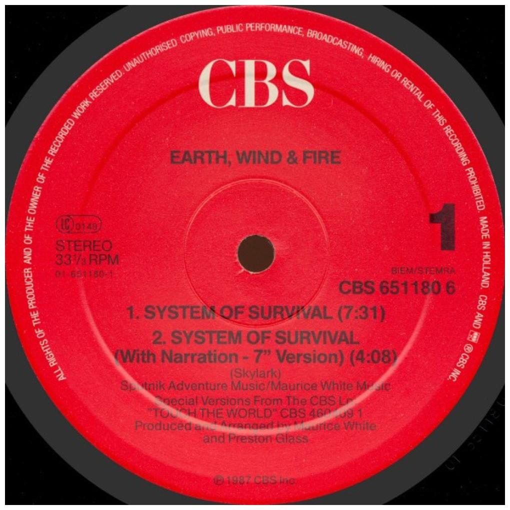 EARTH, WIND & FIRE - SYSTEM OF SURVIVAL | 12'' MAXI SINGLE USADO