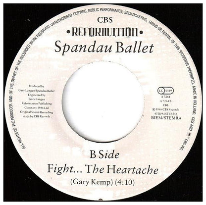 SPANDAU BALLET - FIGHT FOR OURSELVES | 7   SINGLE VINILO USADO