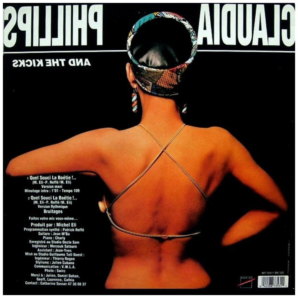 CLAUDIA PHILLIPS - QUEL SOUCI LA BOETIE! | 12'' MAXI SINGLE USADO