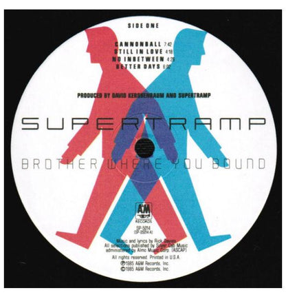 SUPERTRAMP - BROTHER WHERE YOU BOUND | VINILO USADO