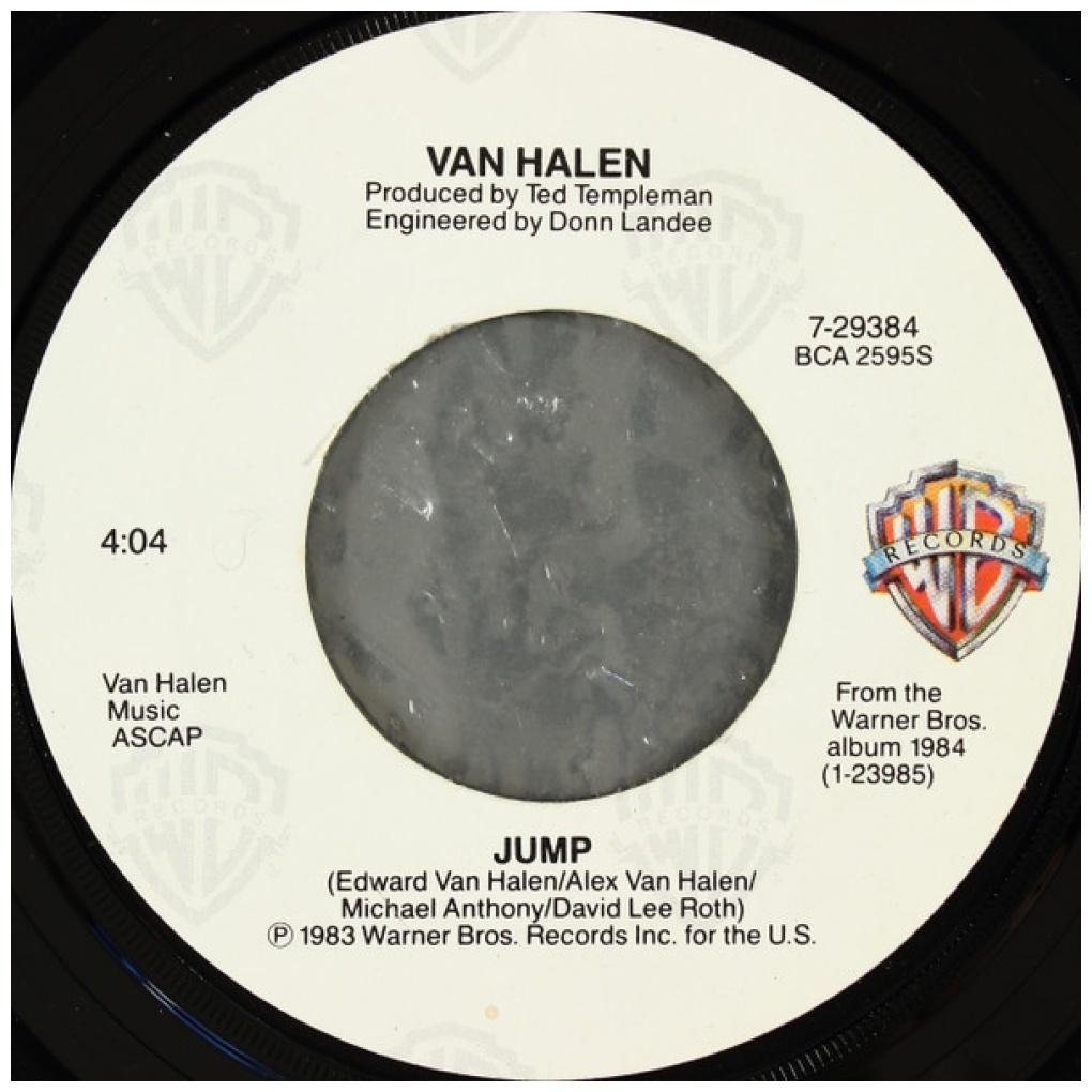 VAN HALEN - JUMP! | 7" SINGLE USADO